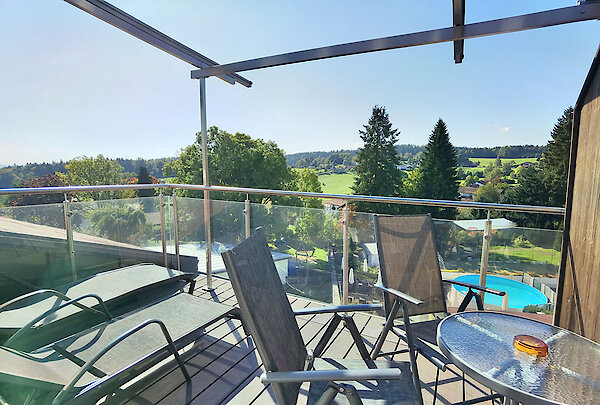 Hotelsuite mit Terrasse im Bayerischen Wald